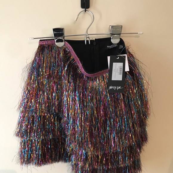 Nasty Gal Tinsel Skort NWT - Picture 4 of 6